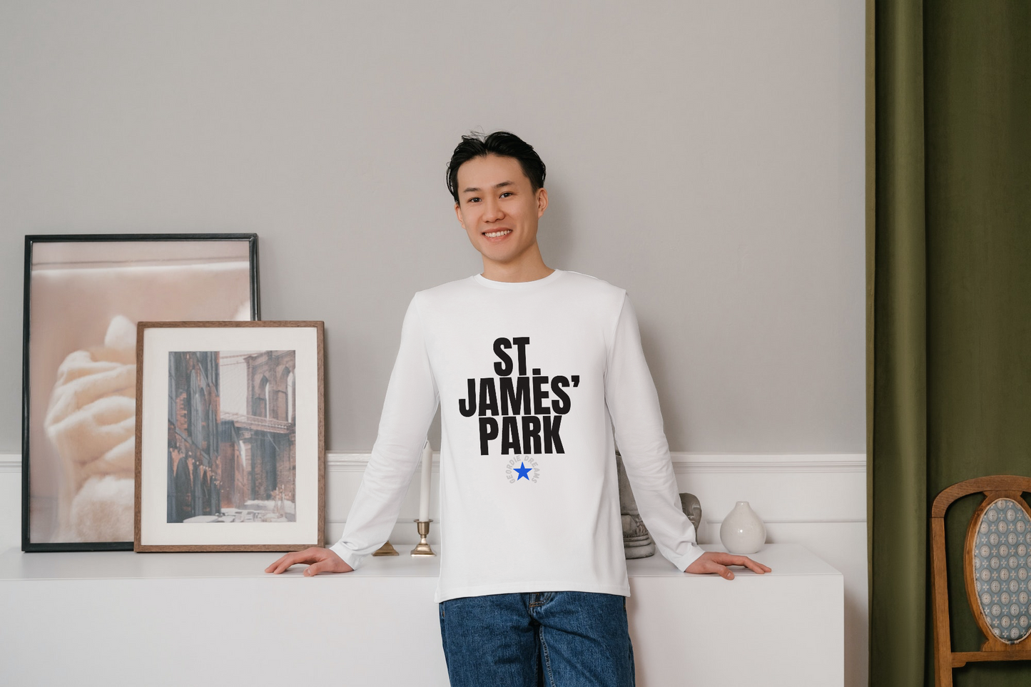 St James Park Longsleeve T-shirt | Newcastle United | Geordie Gifts | Toon Army | Football | NUFC