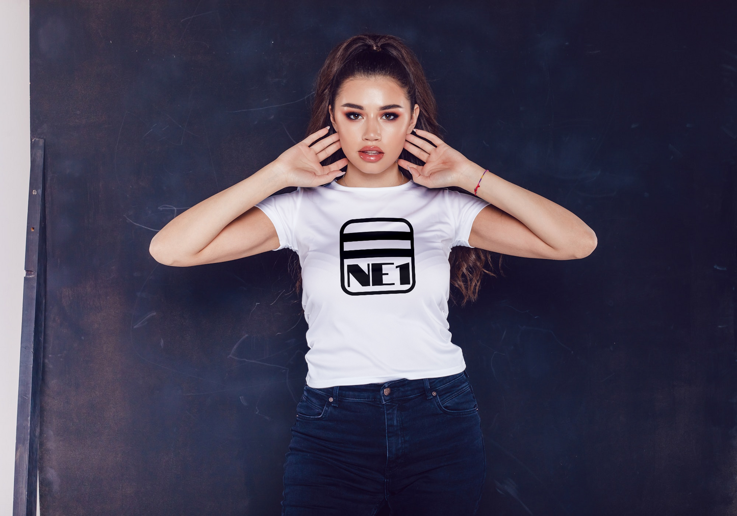 NE1 Womens T Shirt | Classic Womens Crewneck T-shirt | Newcastle upon Tyne | Geordie Gift | Gift for Her | Gift for Him