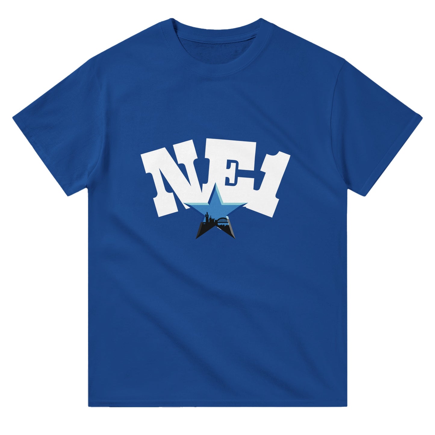 Newcastle T Shirt | NE1 | Blue Star | NUFC | Retro | Christmas Gift | Gift for Men | Gift for Women