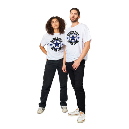 Newcastle Upon Tyne T Shirt | Unisex T Shirt | City Slogan | Geordie T Shirt | Geordie Gift | Blue Star | Gift for Him | Gift for Her