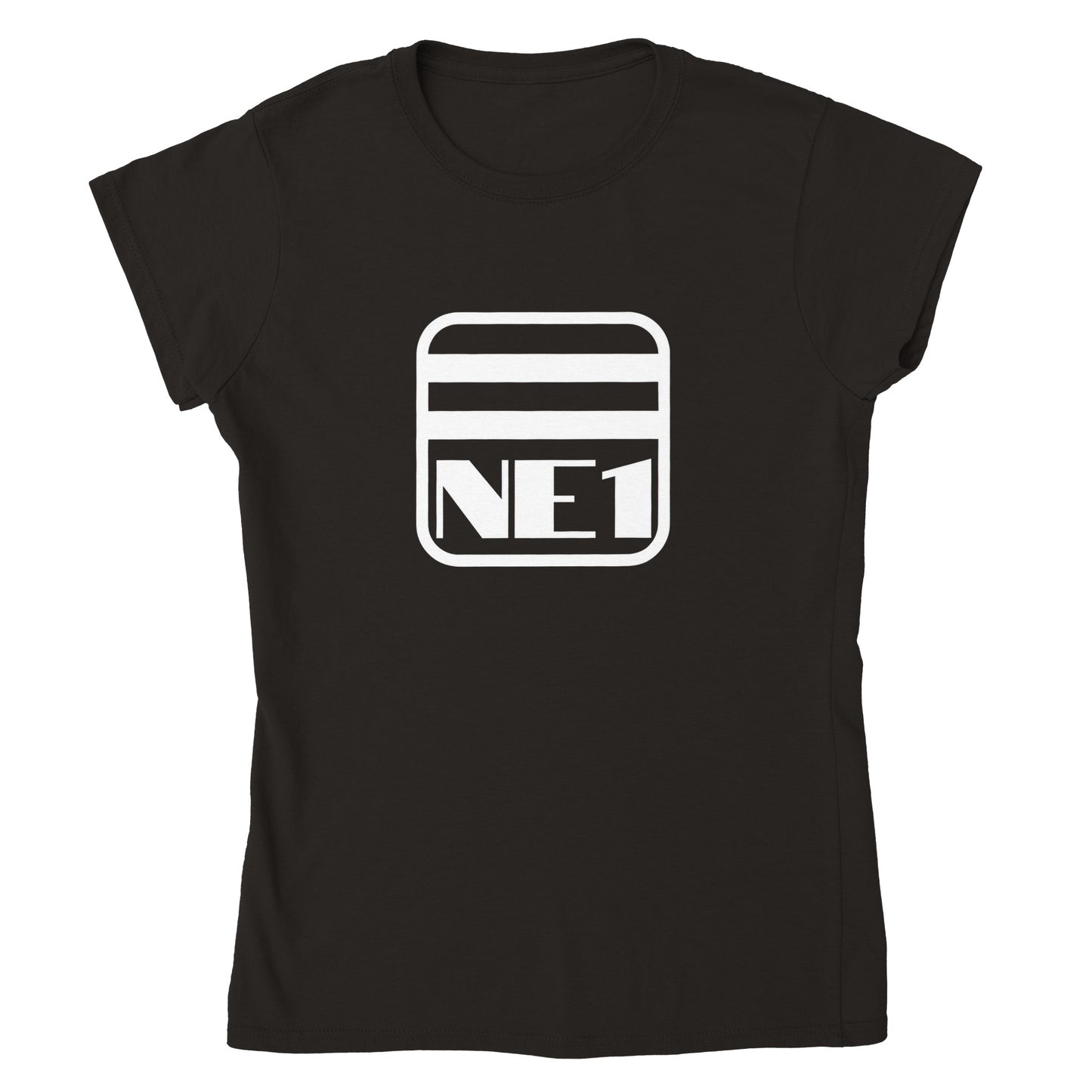 NE1 Womens T Shirt | Classic Womens Crewneck T-shirt | Newcastle upon Tyne | Geordie Gift | Gift for Her | Gift for Him