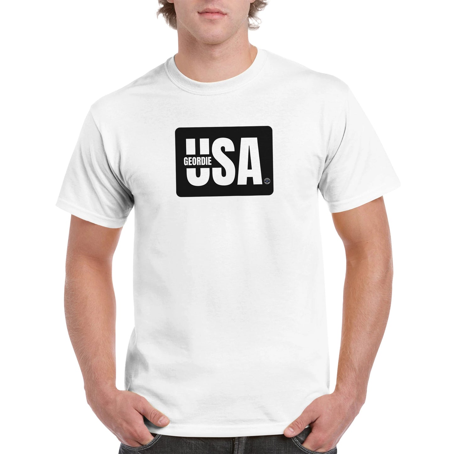 Newcastle USA T Shirt | Geordie Gift | Geordie T Shirt | Geordie Abroad | Unisex | Christmas Gift