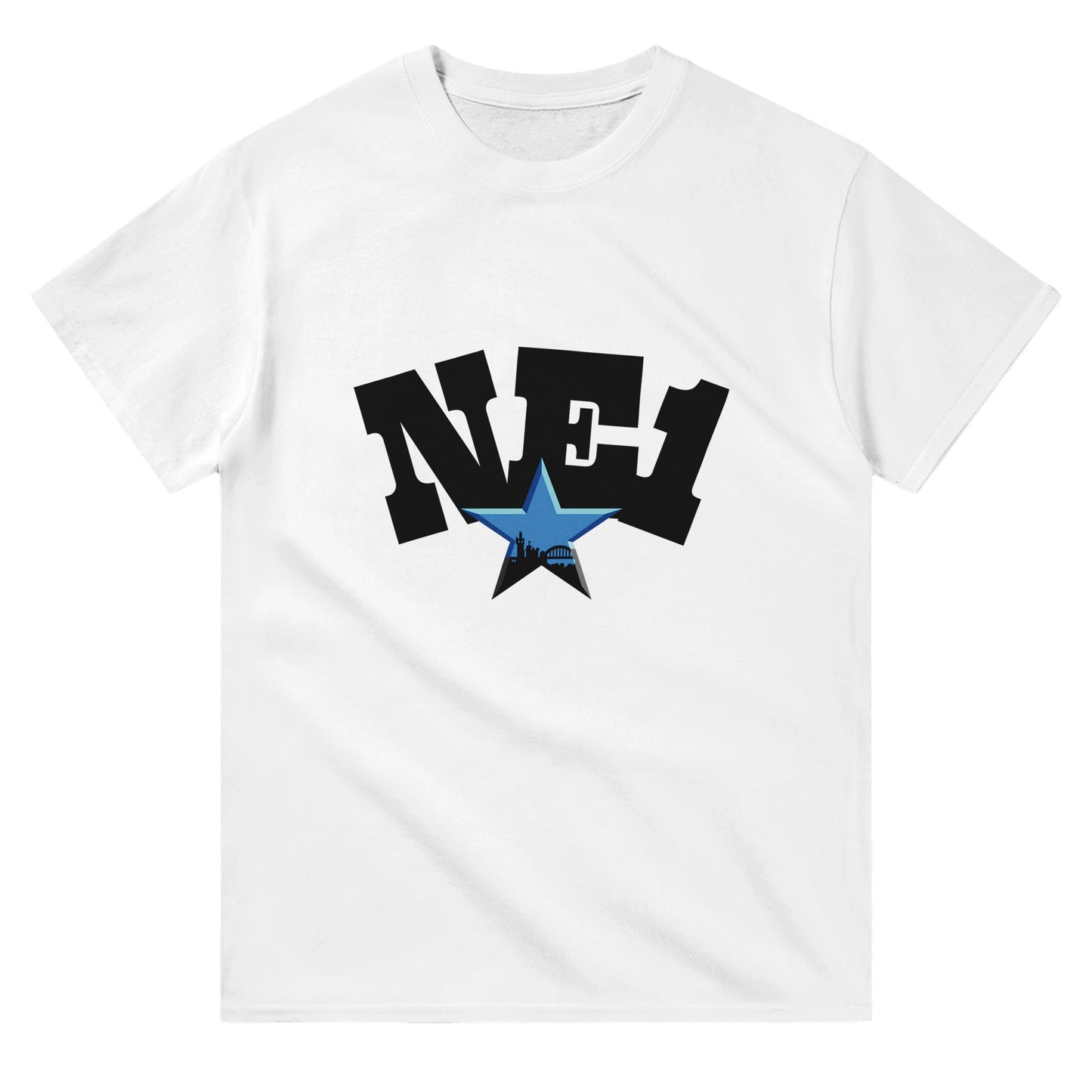 Newcastle T Shirt | NE1 | Blue Star | NUFC | Retro | Christmas Gift | Gift for Men | Gift for Women