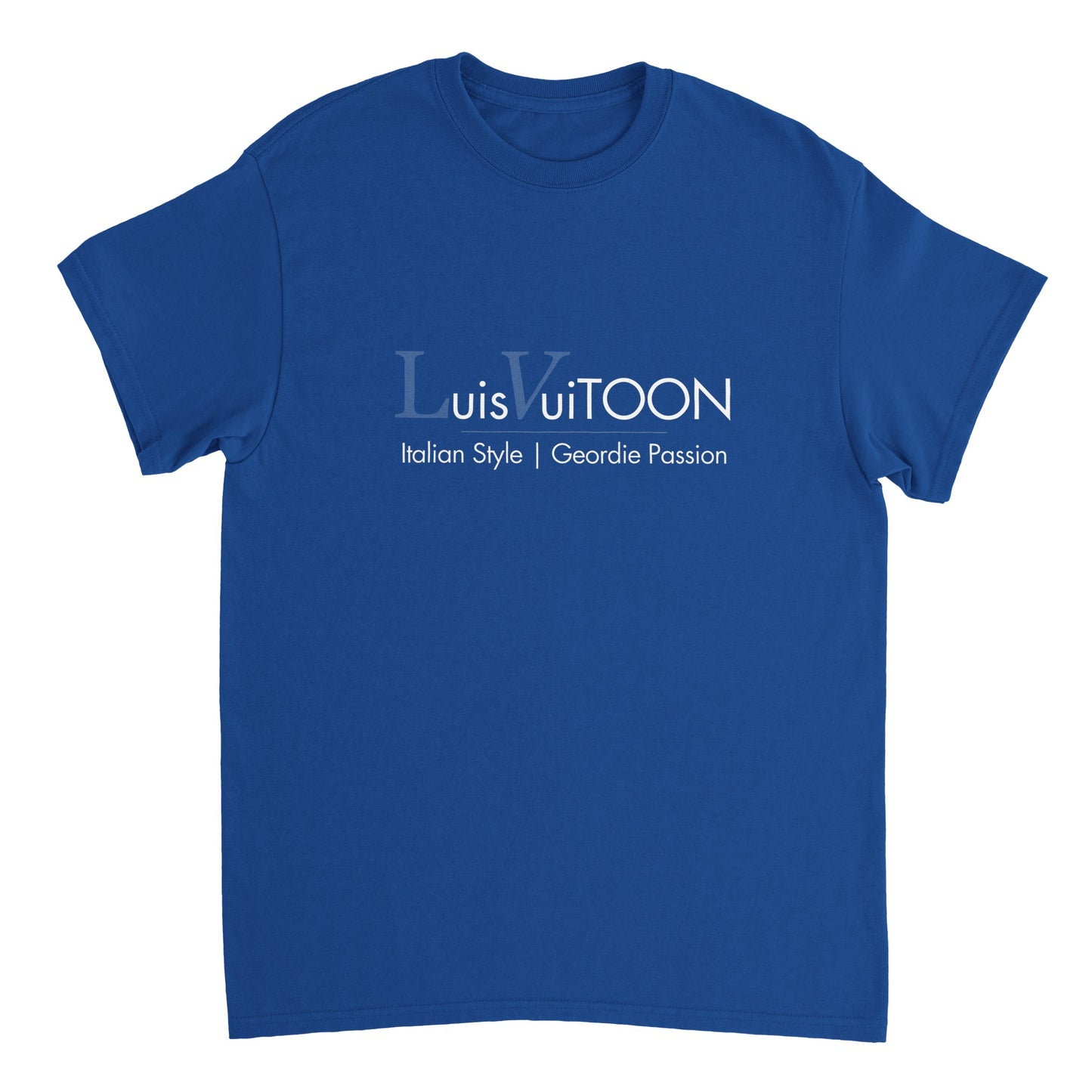 Luis VuiTOON | Geordie Passion | Italian Stlyle | Champions League | Tonali | Toon | Newcastle United | T Shirt