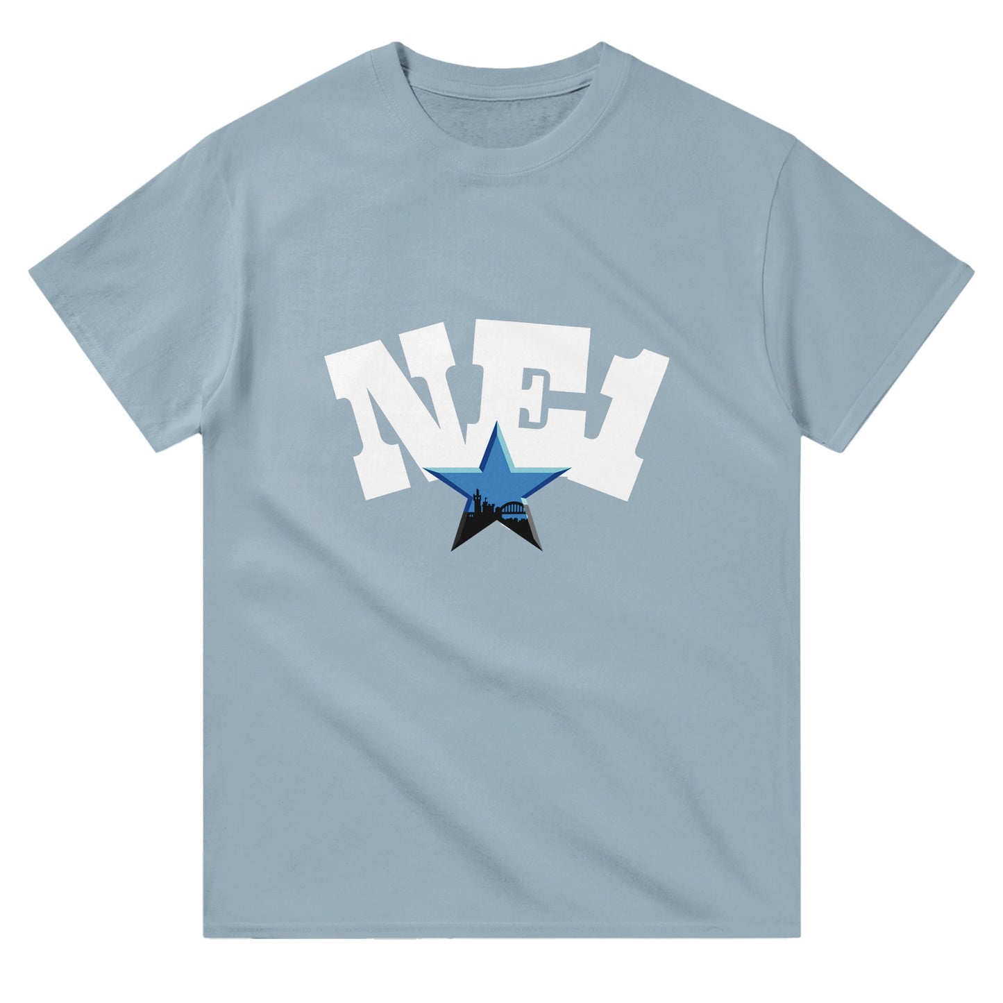 Newcastle T Shirt | NE1 | Blue Star | NUFC | Retro | Christmas Gift | Gift for Men | Gift for Women