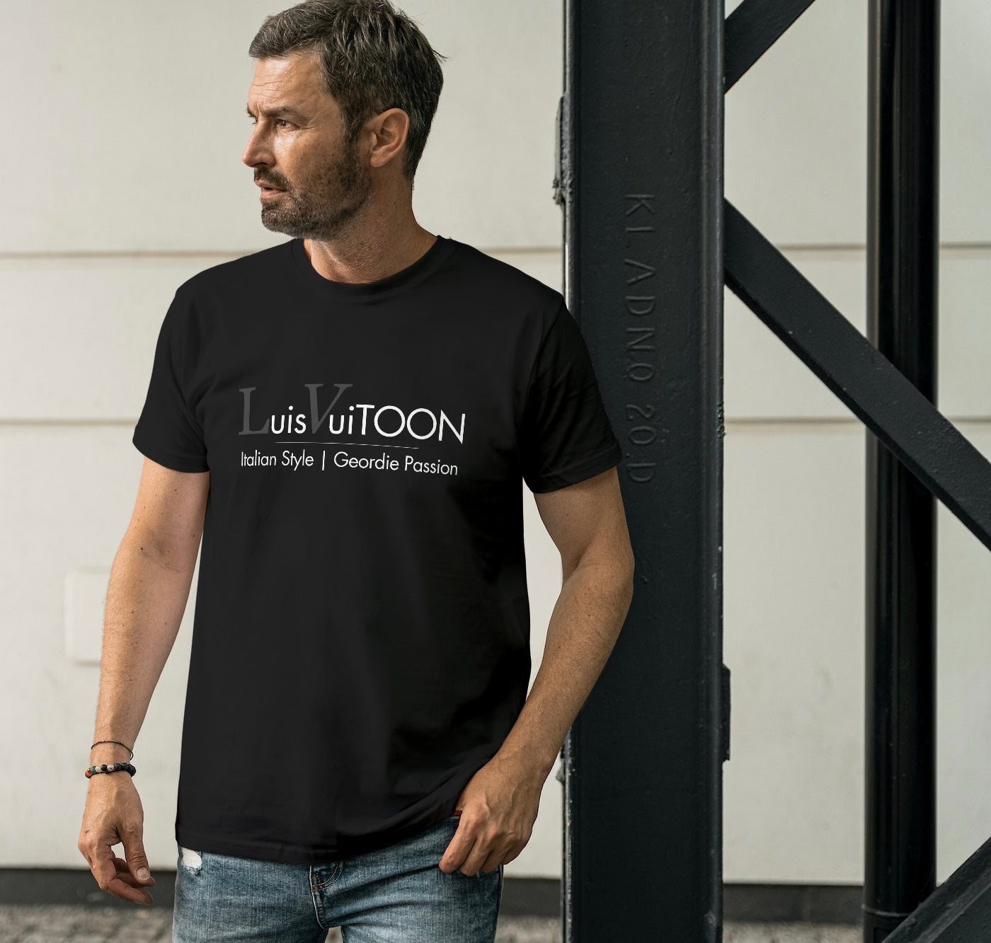 Luis VuiTOON | Geordie Passion | Italian Stlyle | Champions League | Tonali | Toon | Newcastle United | T Shirt