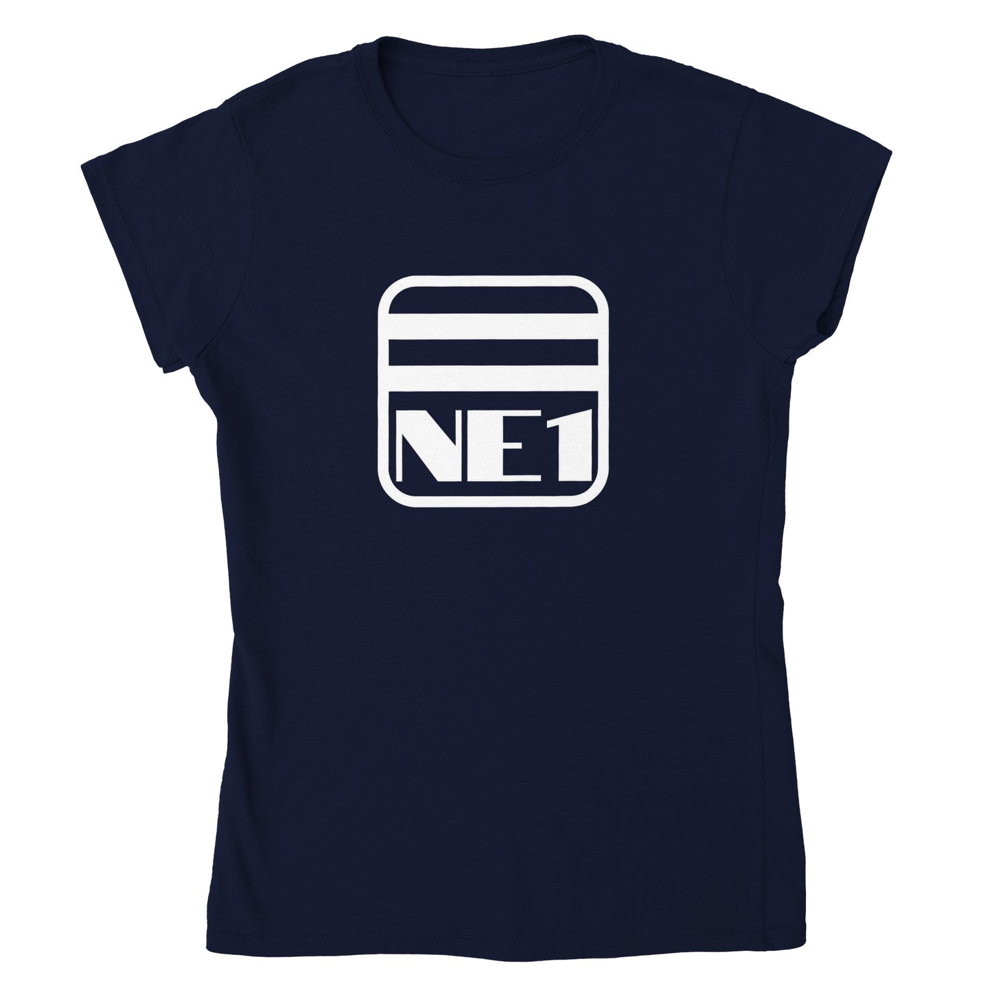 NE1 Womens T Shirt | Classic Womens Crewneck T-shirt | Newcastle upon Tyne | Geordie Gift | Gift for Her | Gift for Him