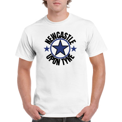 Newcastle Upon Tyne T Shirt | Unisex T Shirt | City Slogan | Geordie T Shirt | Geordie Gift | Blue Star | Gift for Him | Gift for Her