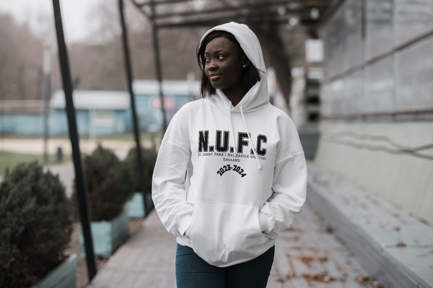 NUFC College Style Hoodie | Premium Unisex Pullover Hoodie | Newcastle United | Football | Geordie Gifts | Geordie Hoodie