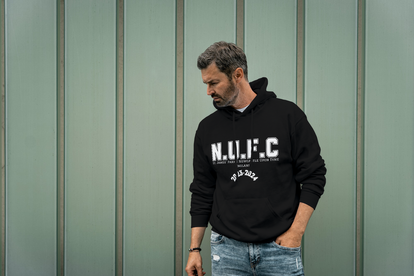 NUFC College Style Hoodie | Premium Unisex Pullover Hoodie | Newcastle United | Football | Geordie Gifts | Geordie Hoodie