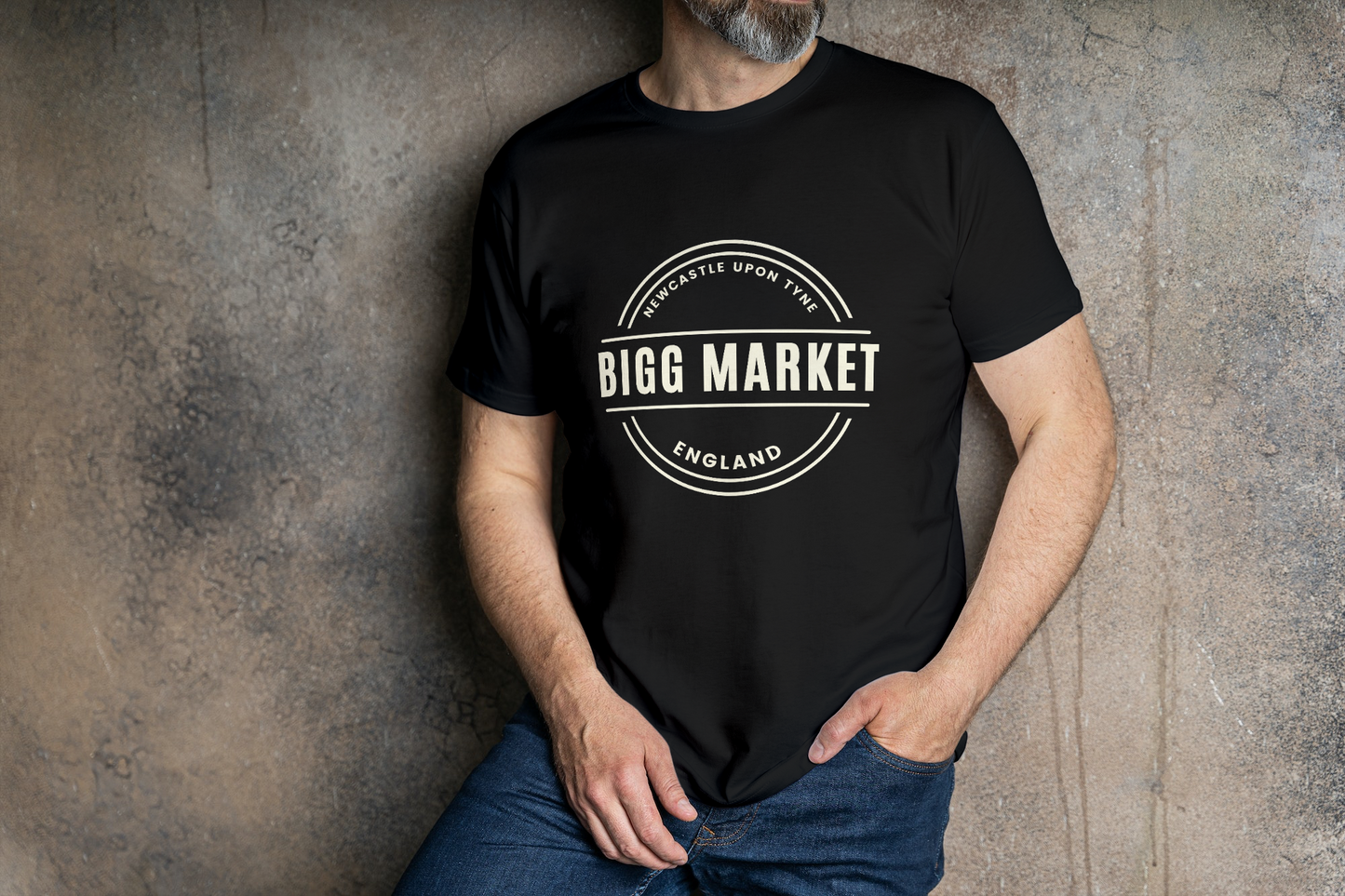 Bigg Market T-Shirt| Unisex Crewneck T-shirt | Newcastle | Geordie T Shirt | Geordie Gift | For Him | For Her