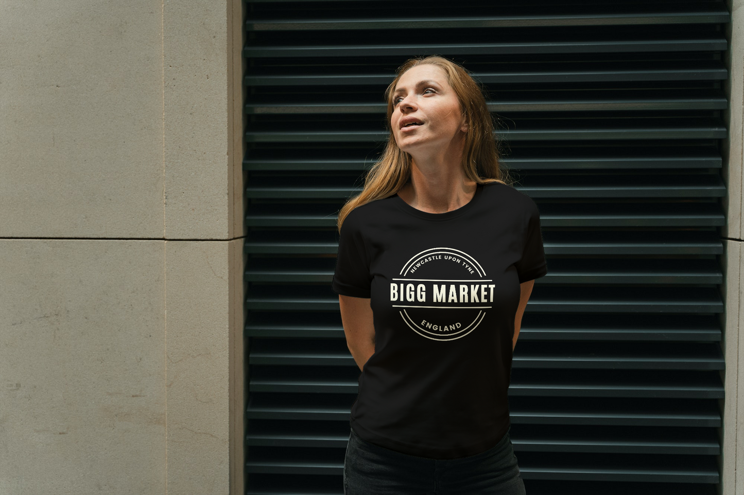 Bigg Market T-Shirt| Unisex Crewneck T-shirt | Newcastle | Geordie T Shirt | Geordie Gift | For Him | For Her