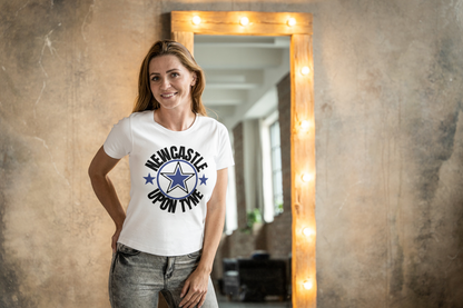 Newcastle Upon Tyne T Shirt | Unisex T Shirt | City Slogan | Geordie T Shirt | Geordie Gift | Blue Star | Gift for Him | Gift for Her