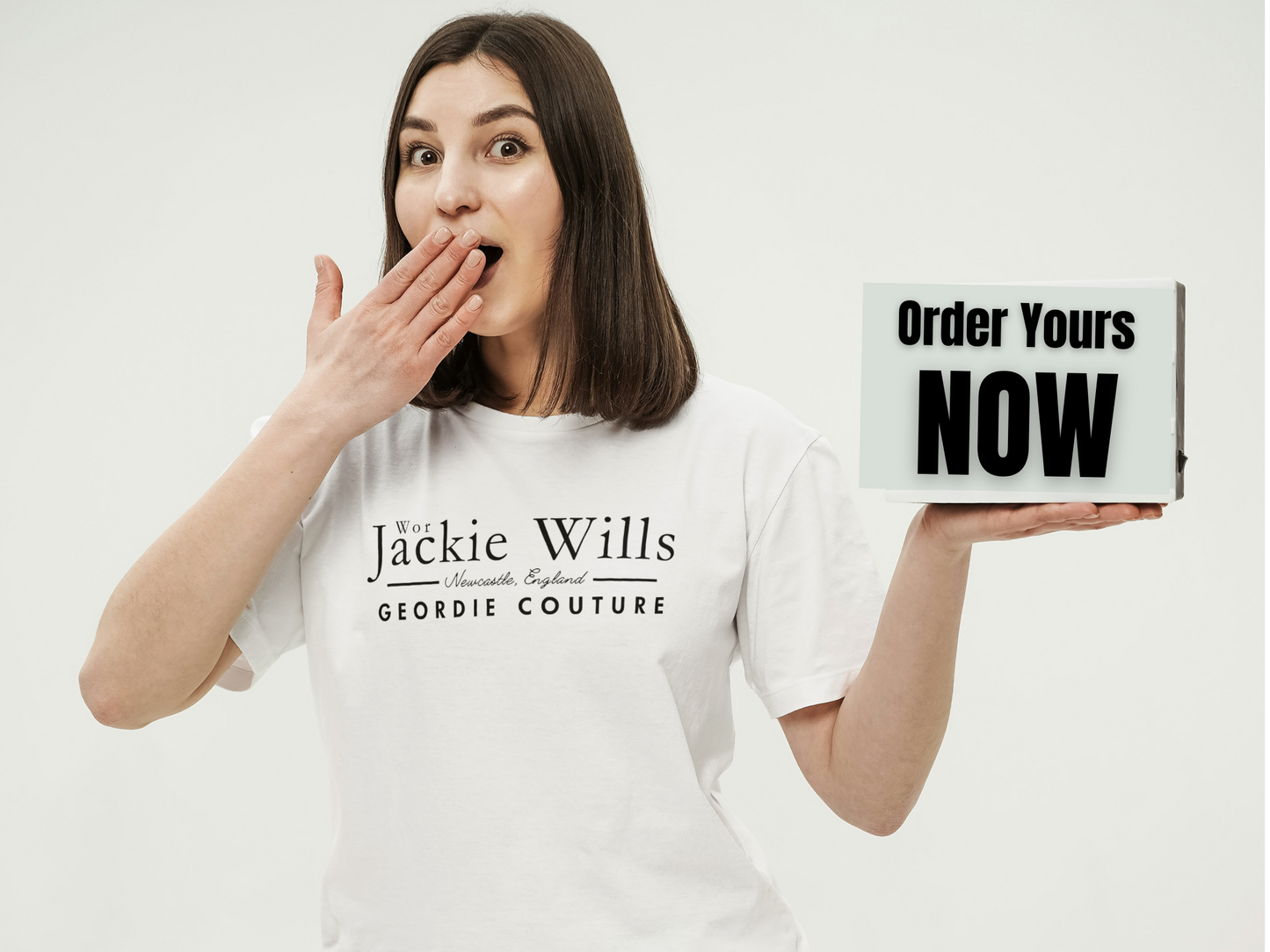 Geordie T-Shirt Parody - Stylish JW Inspired Design