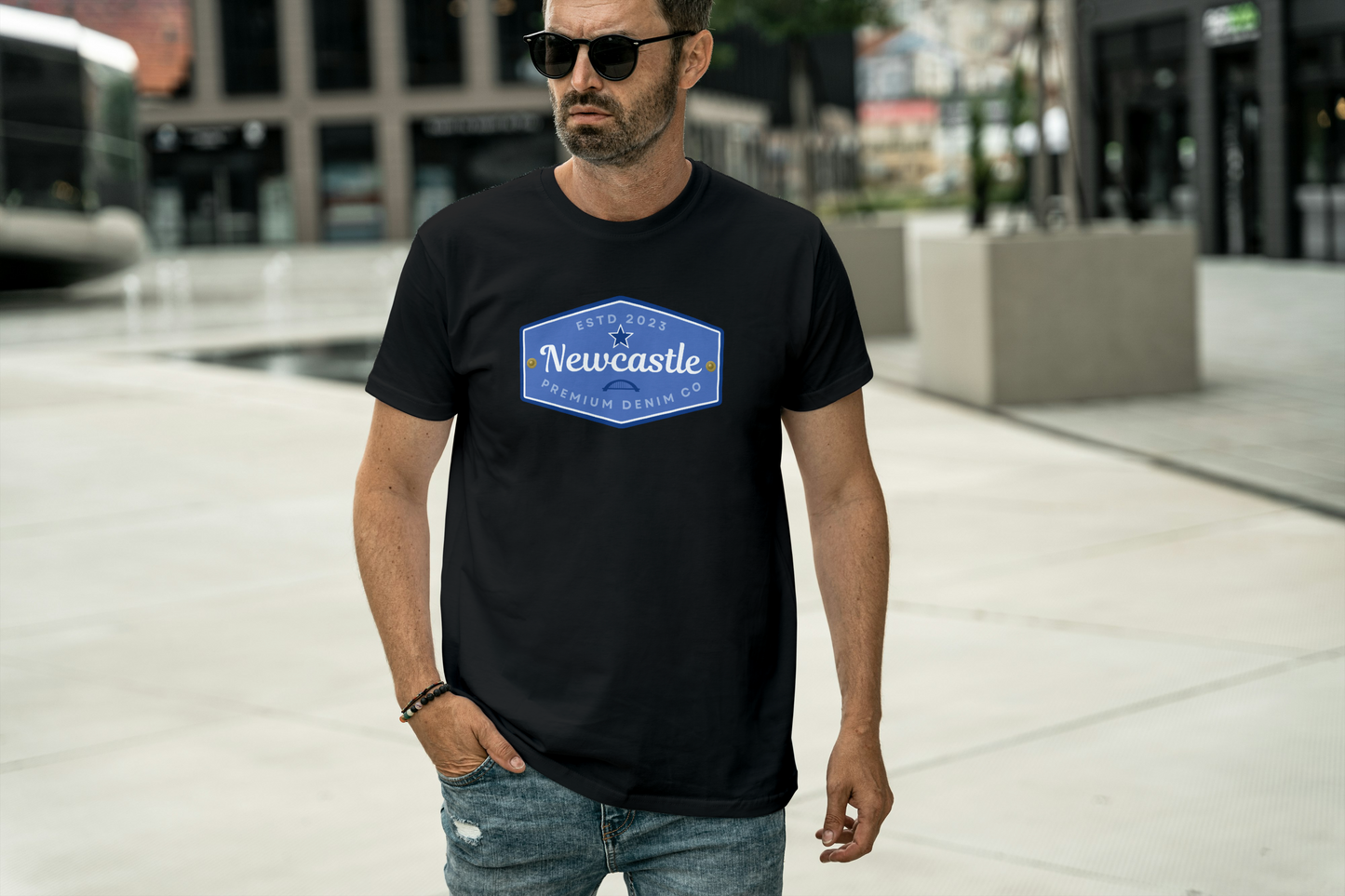 Newcastle T Shirt | Denim Fashion | Geordie Jeans | Unisex T Shirt | Geordie T Shirt