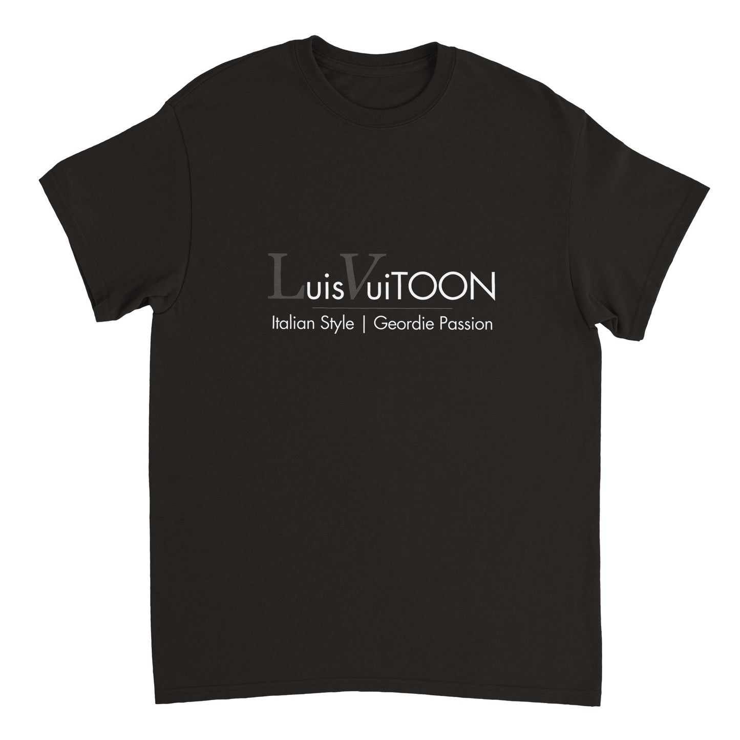 Luis VuiTOON | Geordie Passion | Italian Stlyle | Champions League | Tonali | Toon | Newcastle United | T Shirt