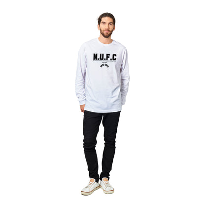 NUFC Premium Unisex Longsleeve T-shirt | Bold Design | Geordie Gift | Newcastle Gift | Gift for Him. | Gift for Her