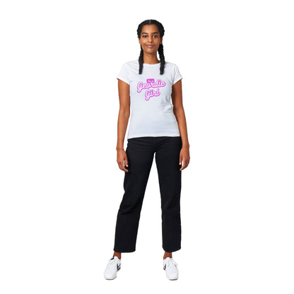 Geordie Girl T Shirt | Classic Womens Crewneck T Shirt | Barbie Style | Barbie Movie | Geordie T Shirt | Geordie Gift | Gift for Her
